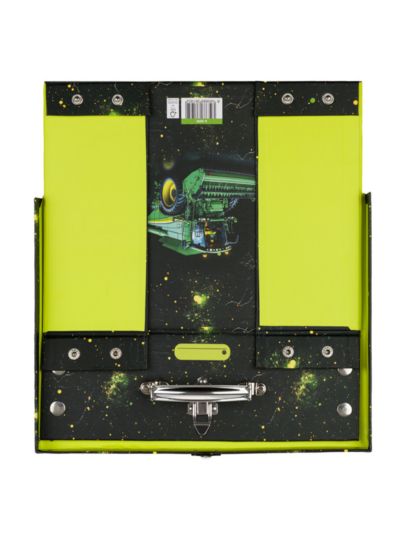 BAAGL  BAAGL Skladací školský kufrík Traktor s kovaním