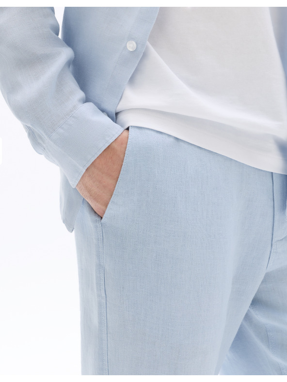 Celio Ľanové krátke nohavice Dolinusbm