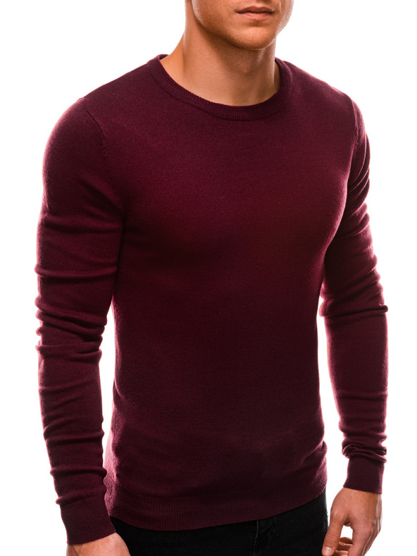 Edoti Pánsky sveter - bordó V6 EM-SWBS-0100 EDOTI