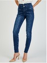 Orsay Tmavomodré dámske skinny fit džínsy ORSAY