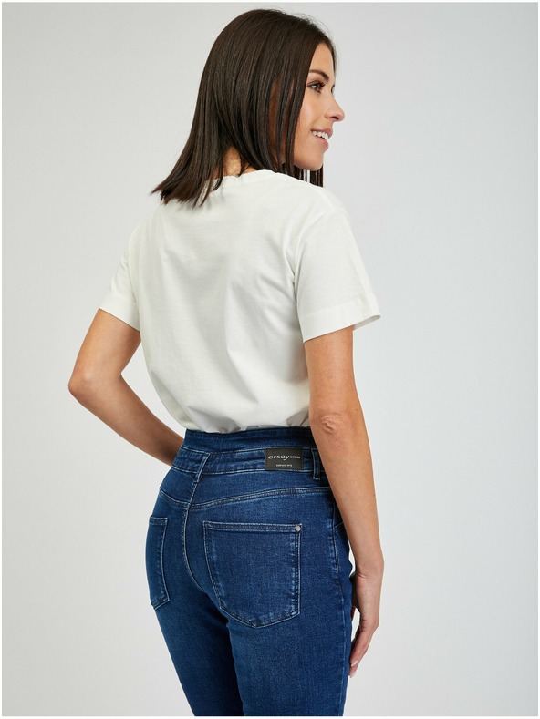 Orsay Tmavomodré dámske skinny fit džínsy ORSAY