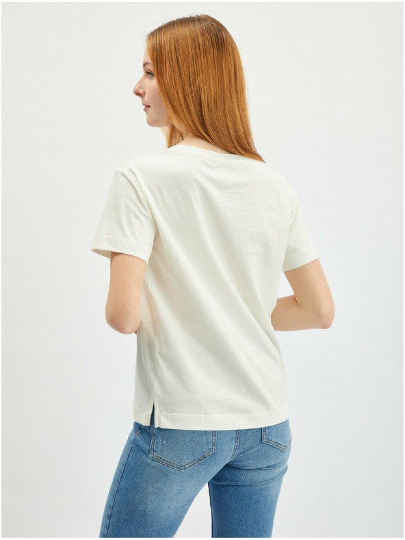 Orsay Krémové dámske tričko ORSAY