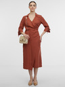 Orsay Hnedé dámske zavinovacie šaty ORSAY