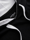 Ombre Clothing Čierne pánske tričko s kapucňou Ombre Clothing