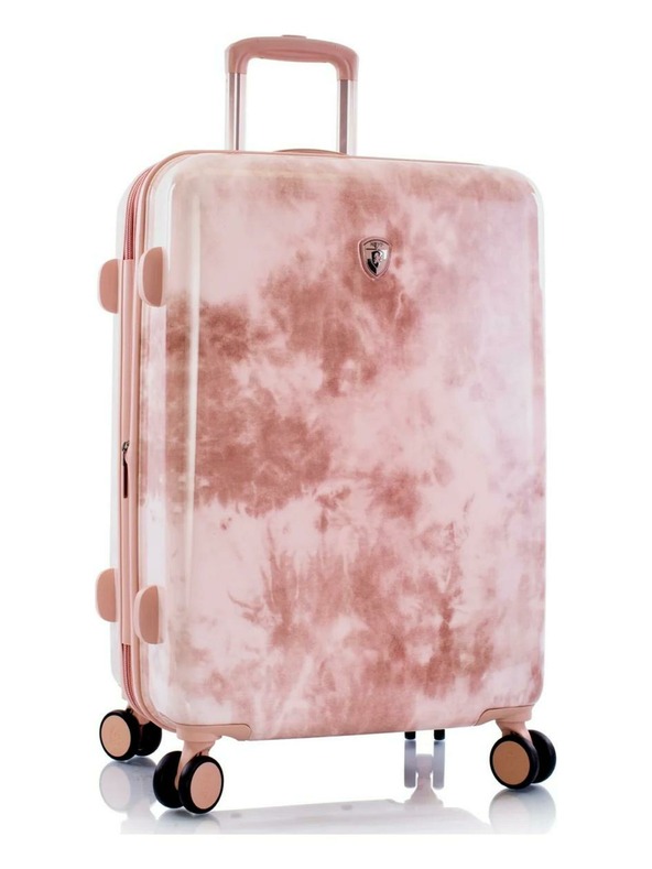 Heys Ružový vzorovaný cestovný kufor Heys Tie-Dye M