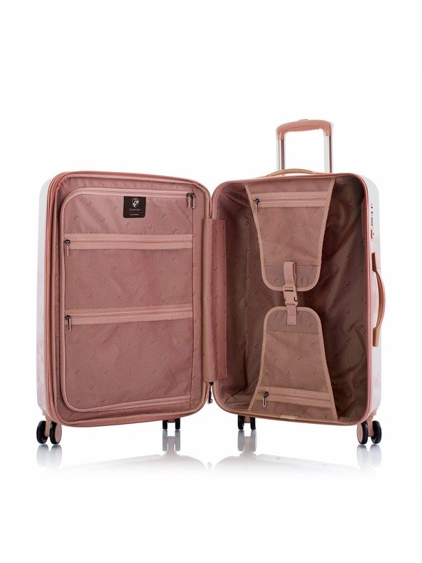 Heys Ružový vzorovaný cestovný kufor Heys Tie-Dye M