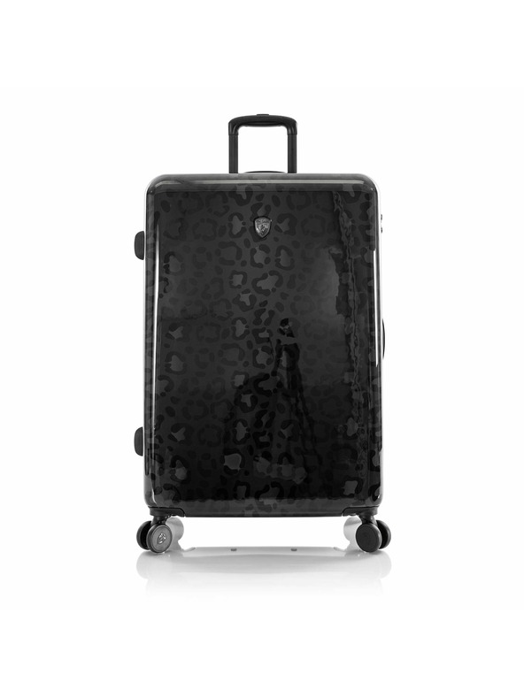 Heys Cestovný kufor Heys Black Patterned Black Leopard L