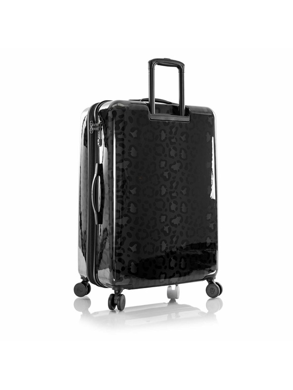 Heys Cestovný kufor Heys Black Patterned Black Leopard L