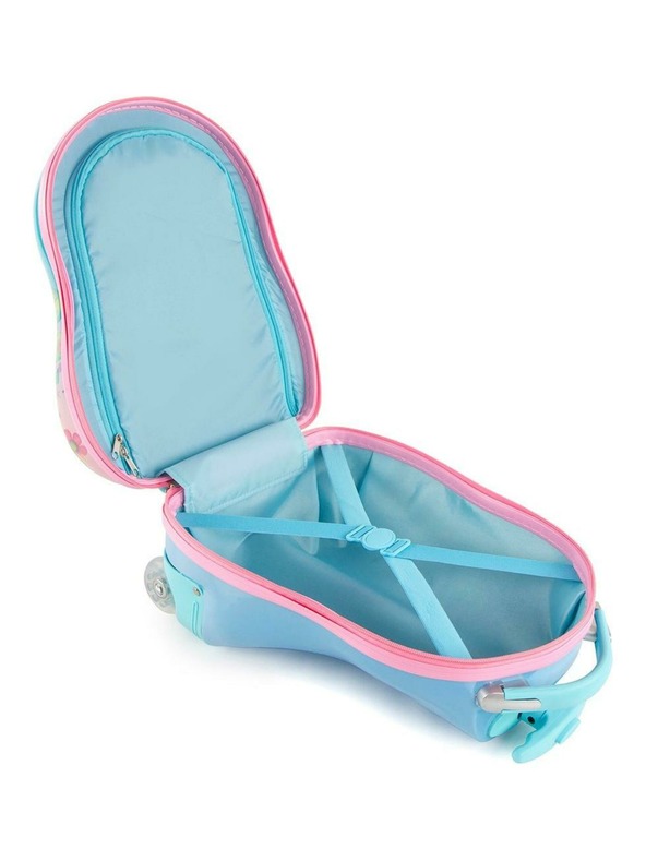 Heys Modrý kufor Heys Kids Trolls Turquoise