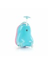 Heys Modrý kufor Heys Kids Trolls Turquoise