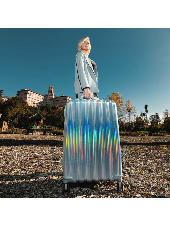 Heys Tmavo šedý cestovný kufor Heys Astro L