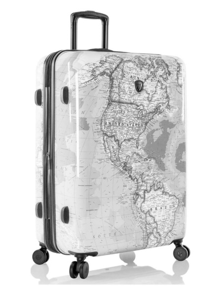 Heys Svetlošedý vzorovaný cestovný kufor Heys Journey 3G L