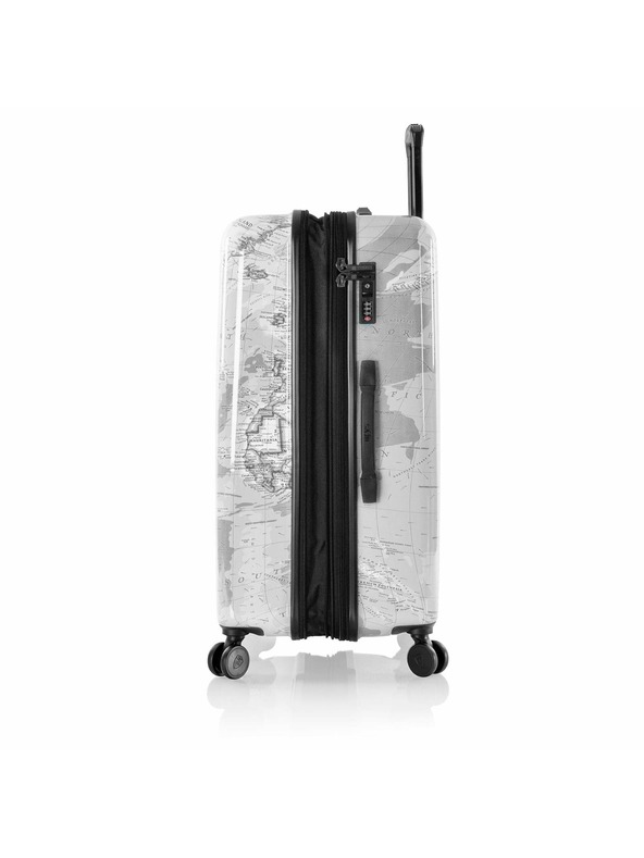 Heys Svetlošedý vzorovaný cestovný kufor Heys Journey 3G L