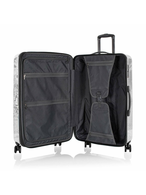 Heys Svetlošedý vzorovaný cestovný kufor Heys Journey 3G L