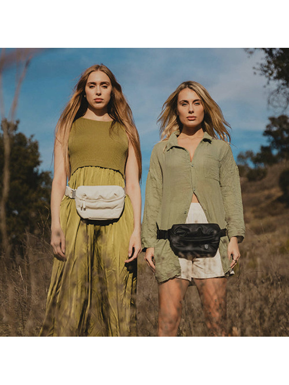 Heys Čierna ľadvinka Heys Puffer Mini Waist Bag
