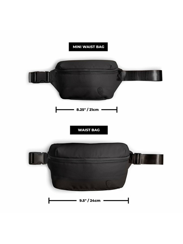 Heys Čierna ľadvinka Heys Puffer Mini Waist Bag