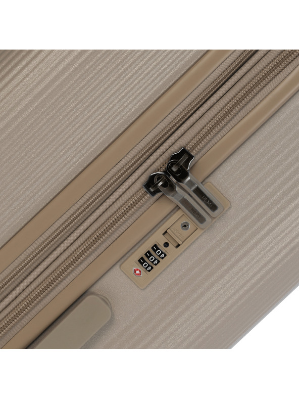 Heys Béžový cestovný kufor Heys Earth Tones M Atmosphere