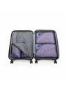 Heys Sada piatich cestovných tašiek v tmavo modrej farbe Heys Metallic Packing Cube 5pc