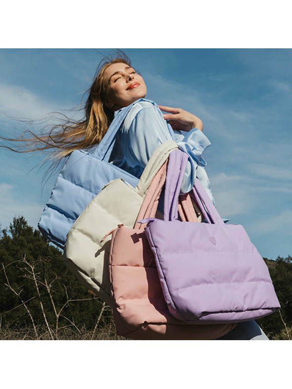 Heys Taška Heys Puffer Tote Bag Lavender