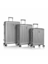 Heys Sada cestovných kufrov Heys Luxe S,M,L Silver