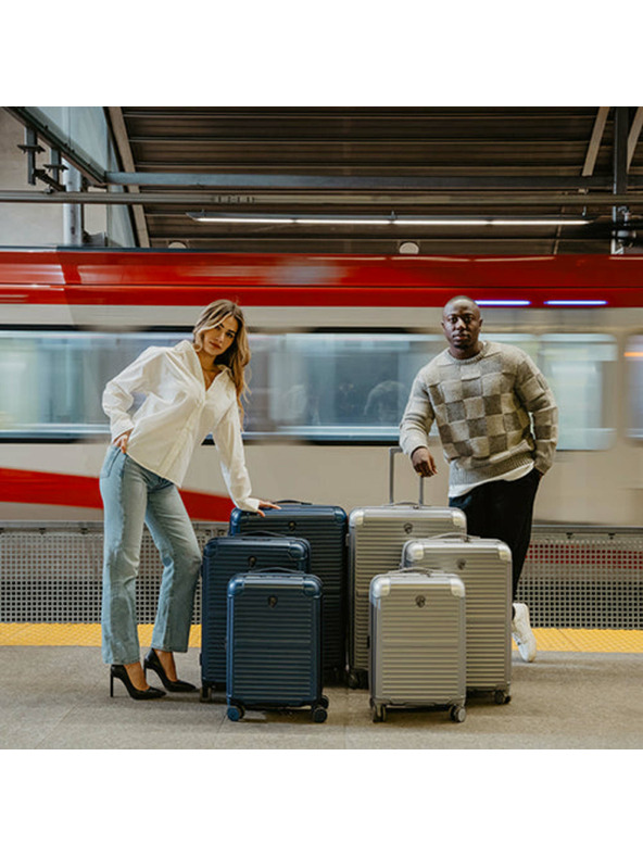 Heys Sada cestovných kufrov Heys Cruze S,M,L Navy