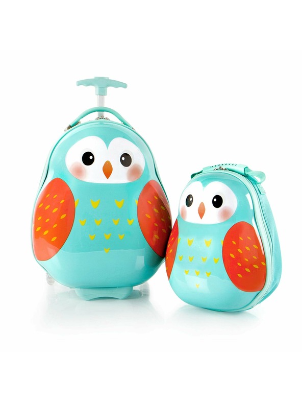 Heys Detský kufor Heys Travel Tots Owl – sada s batohom a kuforom