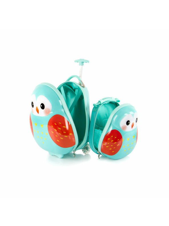 Heys Detský kufor Heys Travel Tots Owl – sada s batohom a kuforom