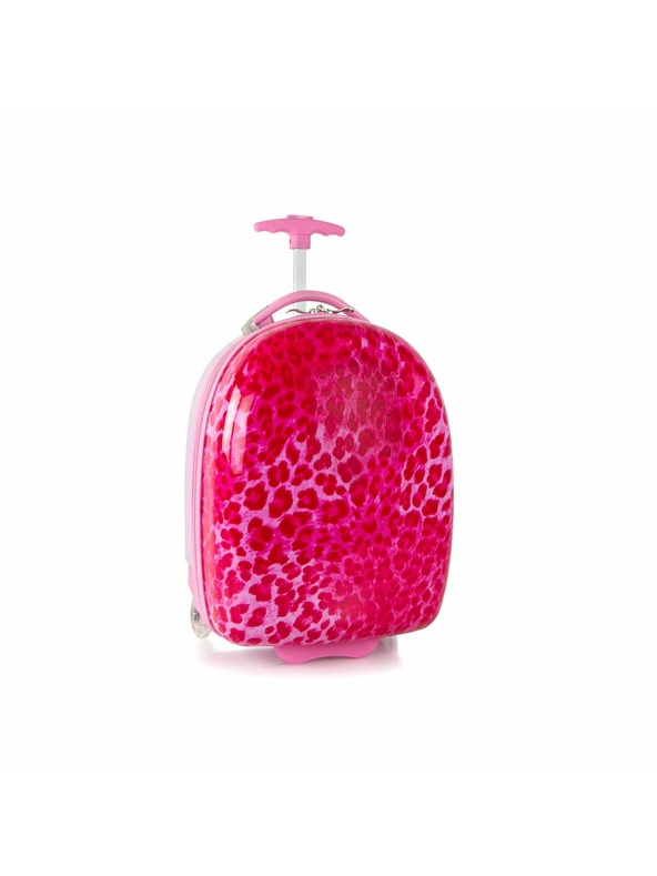 Heys Detský kufor Heys Kids Pink Leopard
