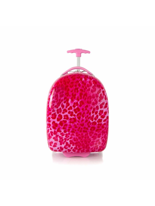 Heys Detský kufor Heys Kids Pink Leopard