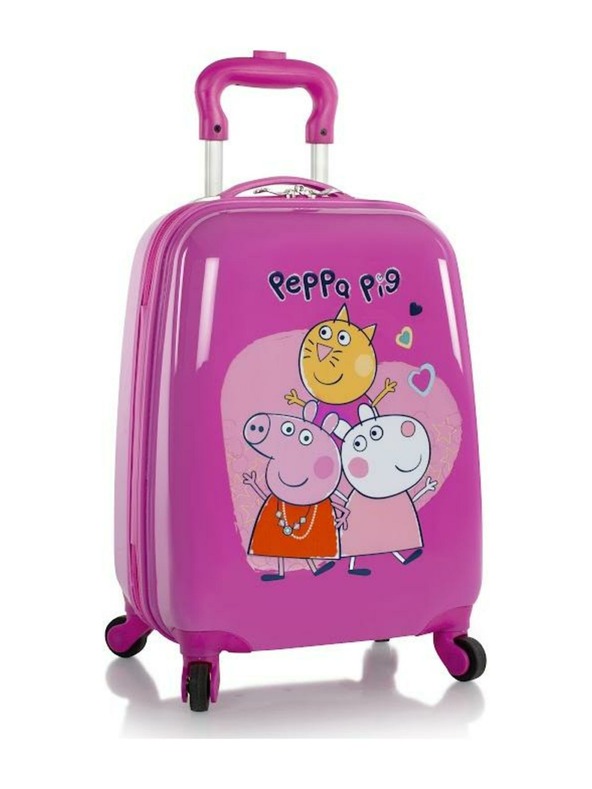 Heys Detský kufor Heys Kids Peppa Pig 4w Pink