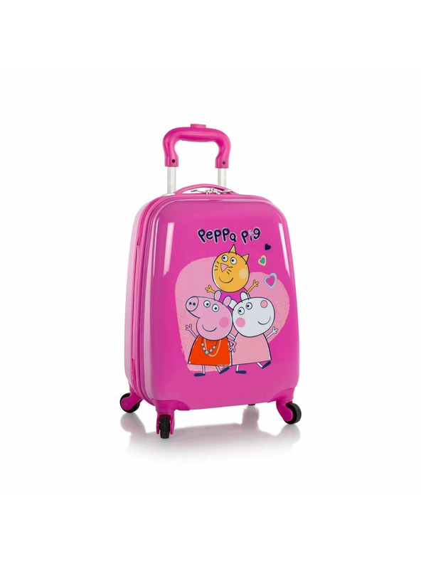Heys Detský kufor Heys Kids Peppa Pig 4w Pink