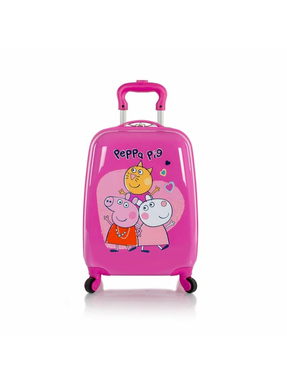 Heys Detský kufor Heys Kids Peppa Pig 4w Pink