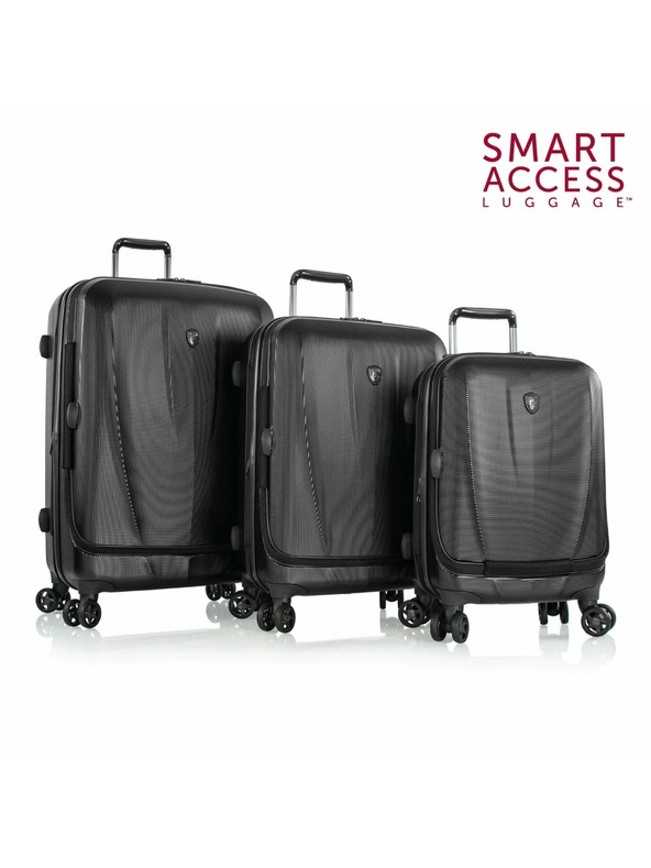 Heys Sada cestovných kufrov Heys Vantage Smart Luggage S,M,L Black – sada 3 kufrov