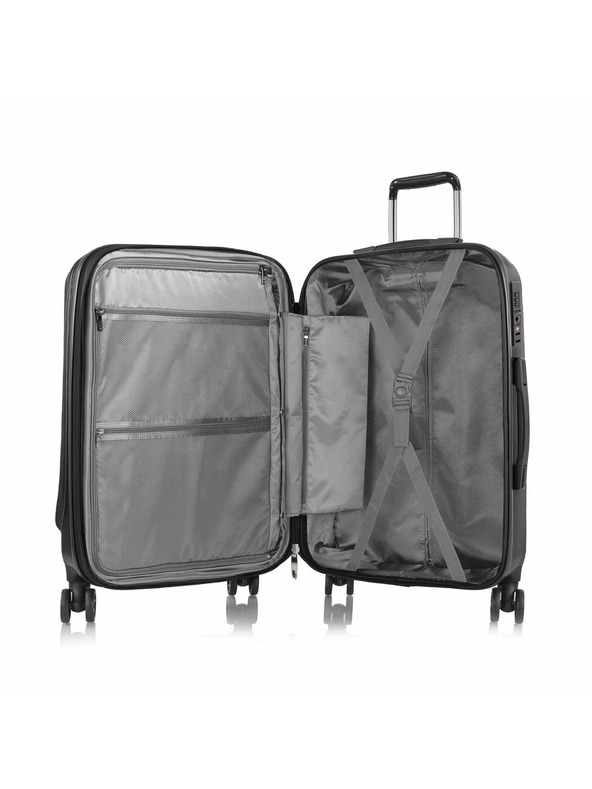 Heys Sada cestovných kufrov Heys Vantage Smart Luggage S,M,L Black – sada 3 kufrov