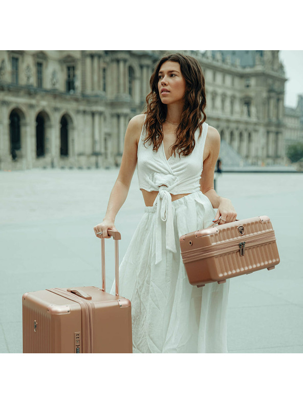 Heys Kozmetický kufrík Heys Luxe Beauty Case Silver