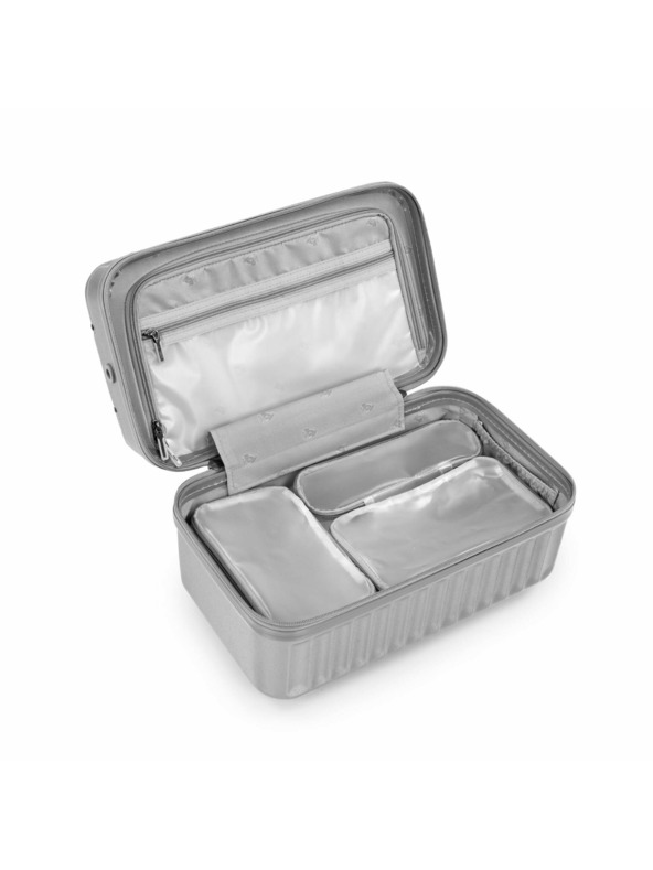 Heys Kozmetický kufrík Heys Luxe Beauty Case Silver