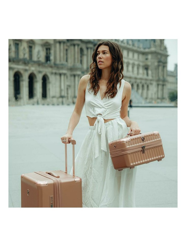 Heys Kozmetický kufrík Heys Luxe Beauty Case Gunmetal