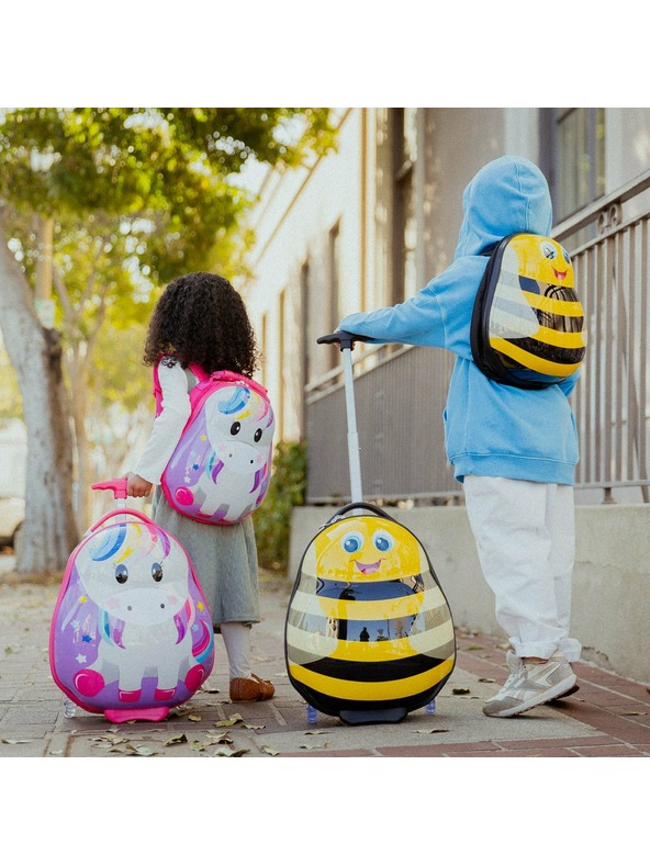 Heys Detský kufor Heys Travel Tots Bumble Bee – sada batoh a kufor