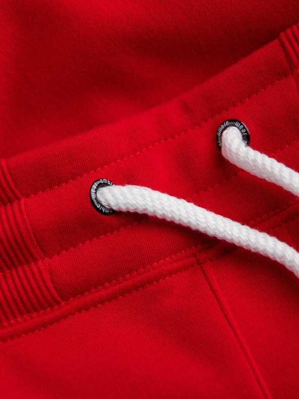 Ombre Clothing Pánske tepláky - červená P866 Ombre Clothing