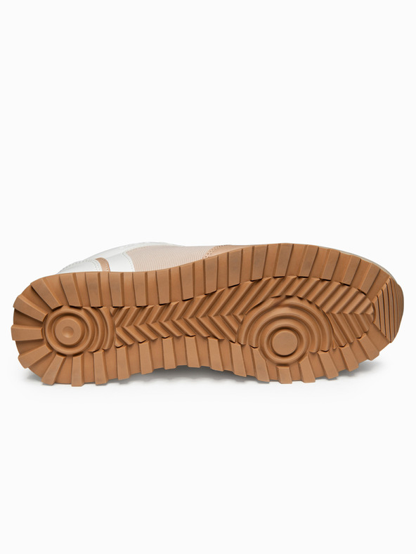 Ombre Clothing Topánky OM-FOSL-0243 - biele/pieskové Ombre Clothing