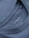 Ombre Clothing Pánske bavlnené tričko BASIC s okrúhlym výstrihom - biela/grafit/modrá džínsovina V8 OM-TSBS-0268 Ombre Clothing