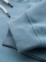 Ombre Clothing Pánske tepláky BASIC so žebrovaním - modré V7 OM-PABS-0305 Ombre Clothing
