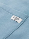 Ombre Clothing Pánske bavlnené tepláky BASIC s nepodšitou nohavicou - svetlé modré V7 OM-PABS-0304 Ombre Clothing