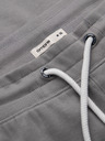 Ombre Clothing Pánske bavlnené tepláky BASIC s nepodšitou nohavicou - sivé V8 OM-PABS-0304 Ombre Clothing