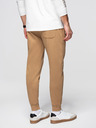 Ombre Clothing Pánske tepláky BASIC jogger so žebrovanou nohavicou - hnedé V2 OM-PABS-0305 Ombre Clothing