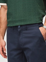 Ombre Clothing Pánske pevné nohavice chino REGULAR FIT - tmavomodré V4 OM-PACP-0293 Ombre Clothing