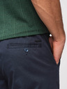 Ombre Clothing Pánske pevné nohavice chino REGULAR FIT - tmavomodré V4 OM-PACP-0293 Ombre Clothing