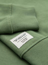 Ombre Clothing Pánska mikina BASIC s okrúhlym výstrihom - zelená Ombre Clothing