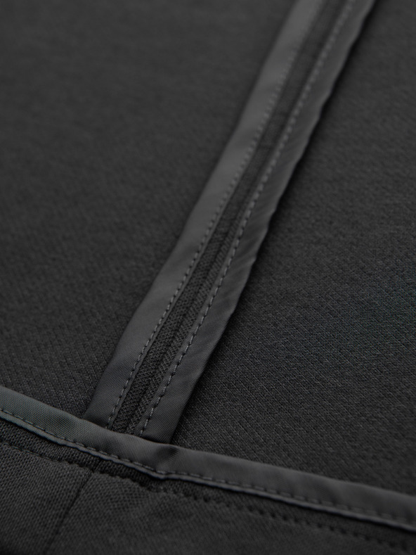 Ombre Clothing Pánske pletené sako úzkeho strihu s jemnou štruktúrou - grafitové V1 M165 Ombre Clothing