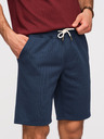 Ombre Clothing Pánske štruktúrované šortky REGULAR FIT - tmavo modré V3 OM-SRSK-0124 Ombre Clothing